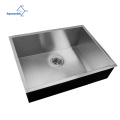 Producto popular de acero inoxidable hecho a mano 304 Base de cuenca de tazón Un solo tazón de baño Fregadero